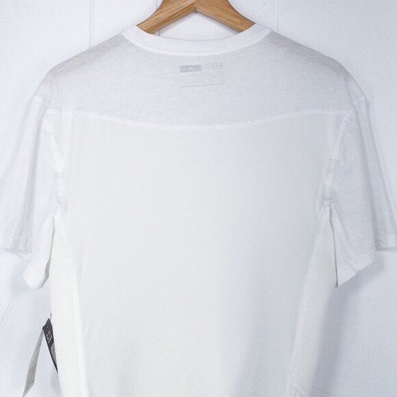 5.11 Cams Short Sleeve Base Layer Shirt Carry Conceal Padded 41222 Size XL White - Picture 9 of 16
